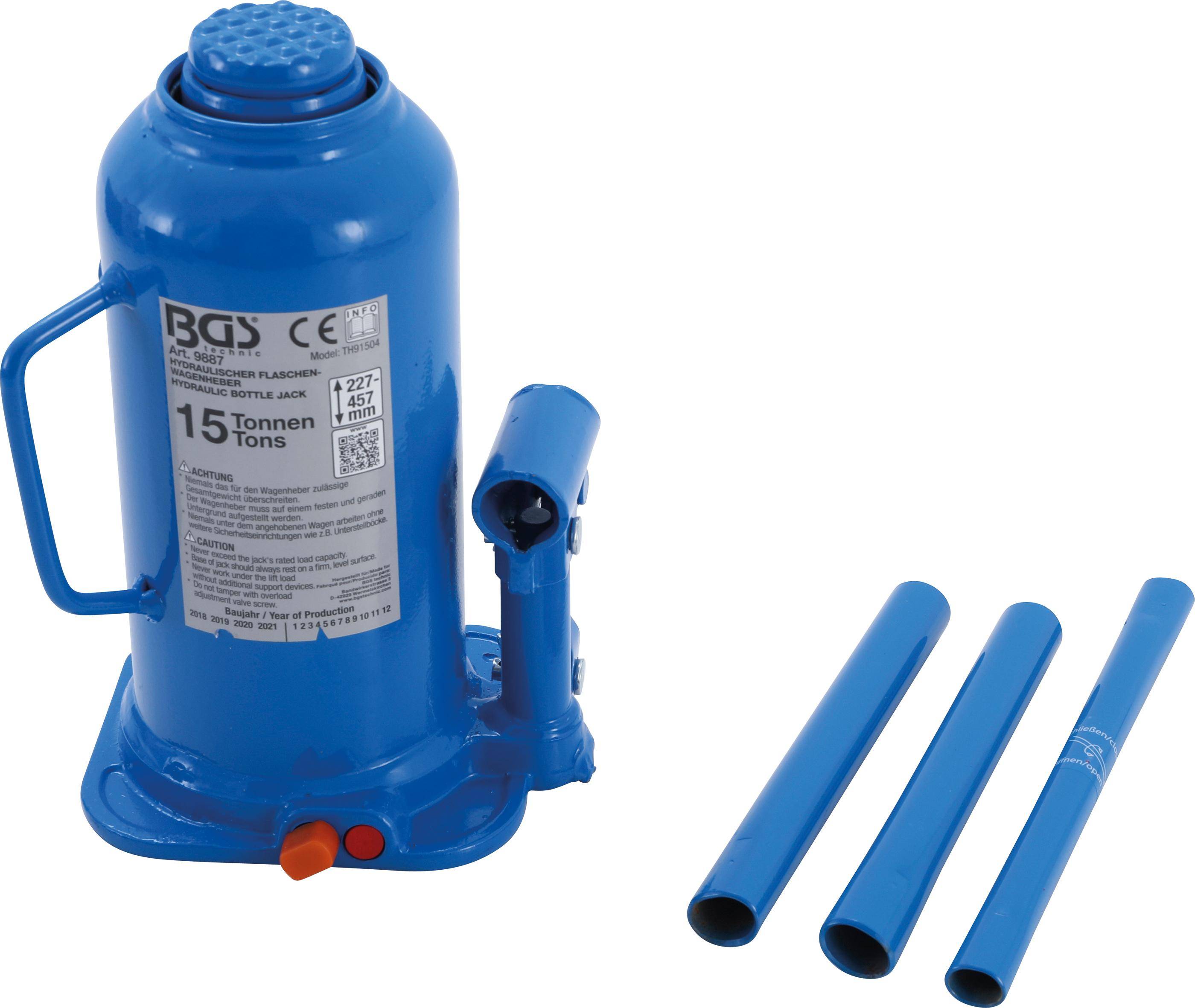 BGS technic Hydraulischer Flaschen-Wagenheber | 15 t kaufen