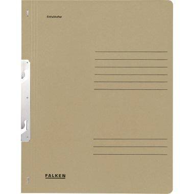 FALKEN Einhakhefter DIN A4 250g/m² Manilakarton grau DIN A4 250g/m²-0