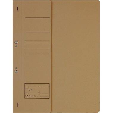 Ösenhefter DIN A4 250g kfm. Heftung Karton halber Vorderdeckel chamois-0