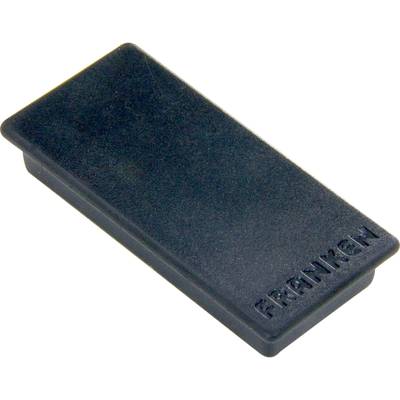 FRANKEN Haftmagnet, Haftkraft: 1.000 g, 50 x 23 mm, schwarz