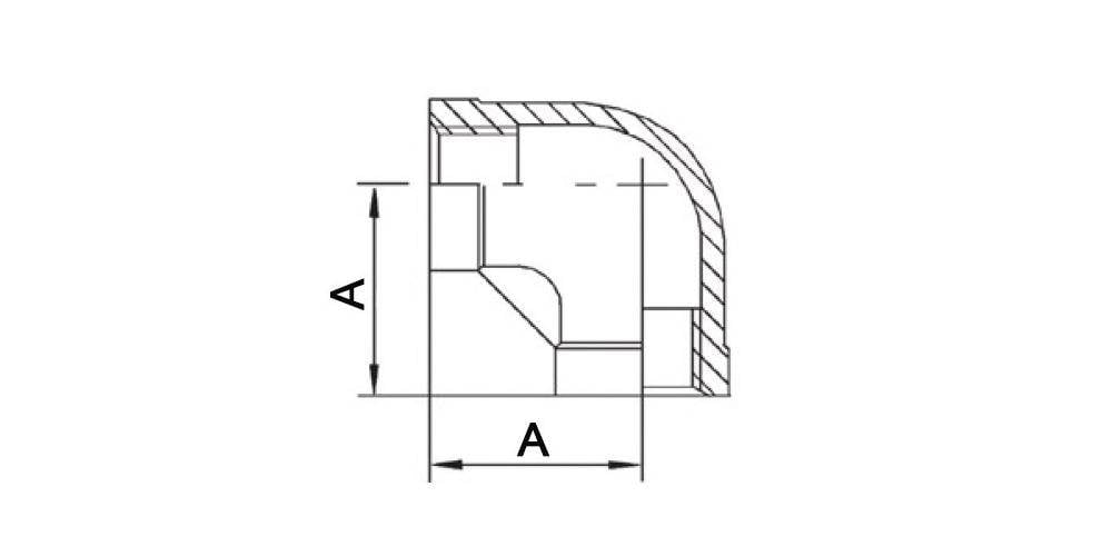Gewindefitting 90Grad IG NPS 1/2 Zoll-1