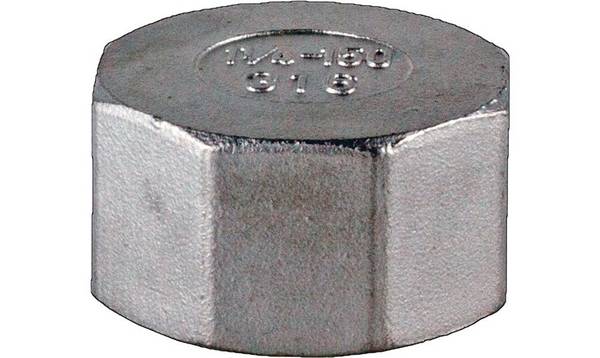 Kappe EN 10226-1 NPS=1 Zoll 8-kant L 22mm SPRINGER