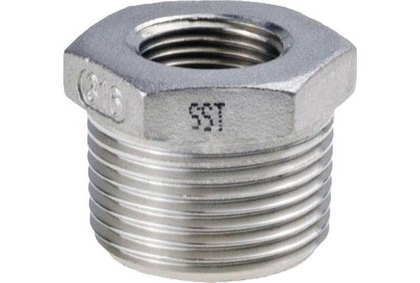 Reduzierstück NPS=2 Zoll NPS2 1 1/2 Zoll 8-kant L 32,5mm SPRINGER