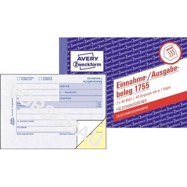 Avery Zweckform Ausgabebeleg 1755 DIN A6 SD 2x40Bl.-3