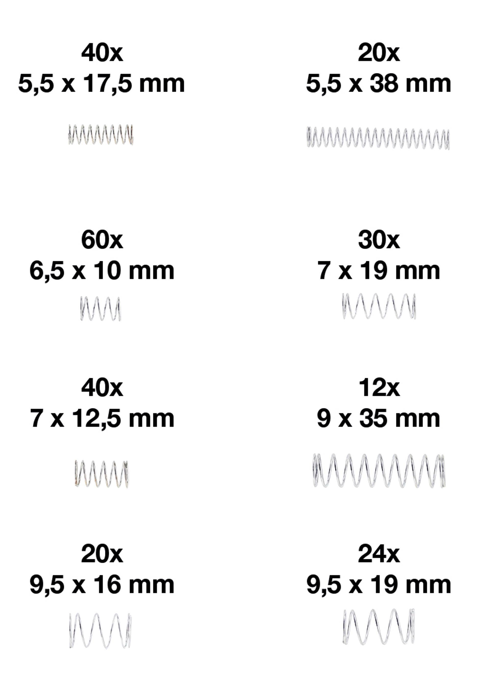 BGS Diy Federn-Sortiment | Druckfedern | 246-tlg.-1