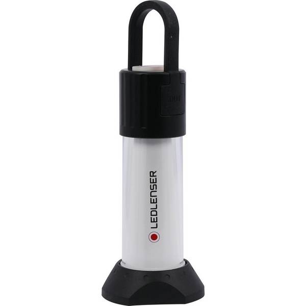 LED Lenser ML6 - Batteriebetriebene Campingleuchte - Schwarz - Weiß - Aufhänger - IP54 - 750 lm - LED