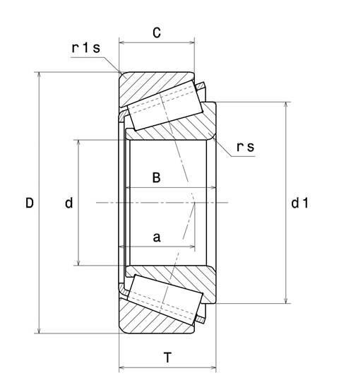 Kegelrollenlager 4T-30209 ID 45mm AD 85mm Breite20,75mm NTN-1