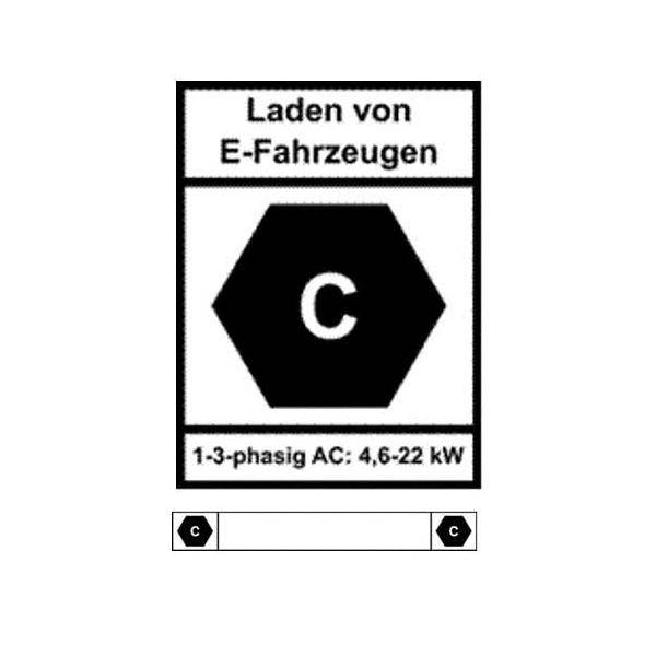 KEBA Label-Set DE SetCablDE3p22kW VE50