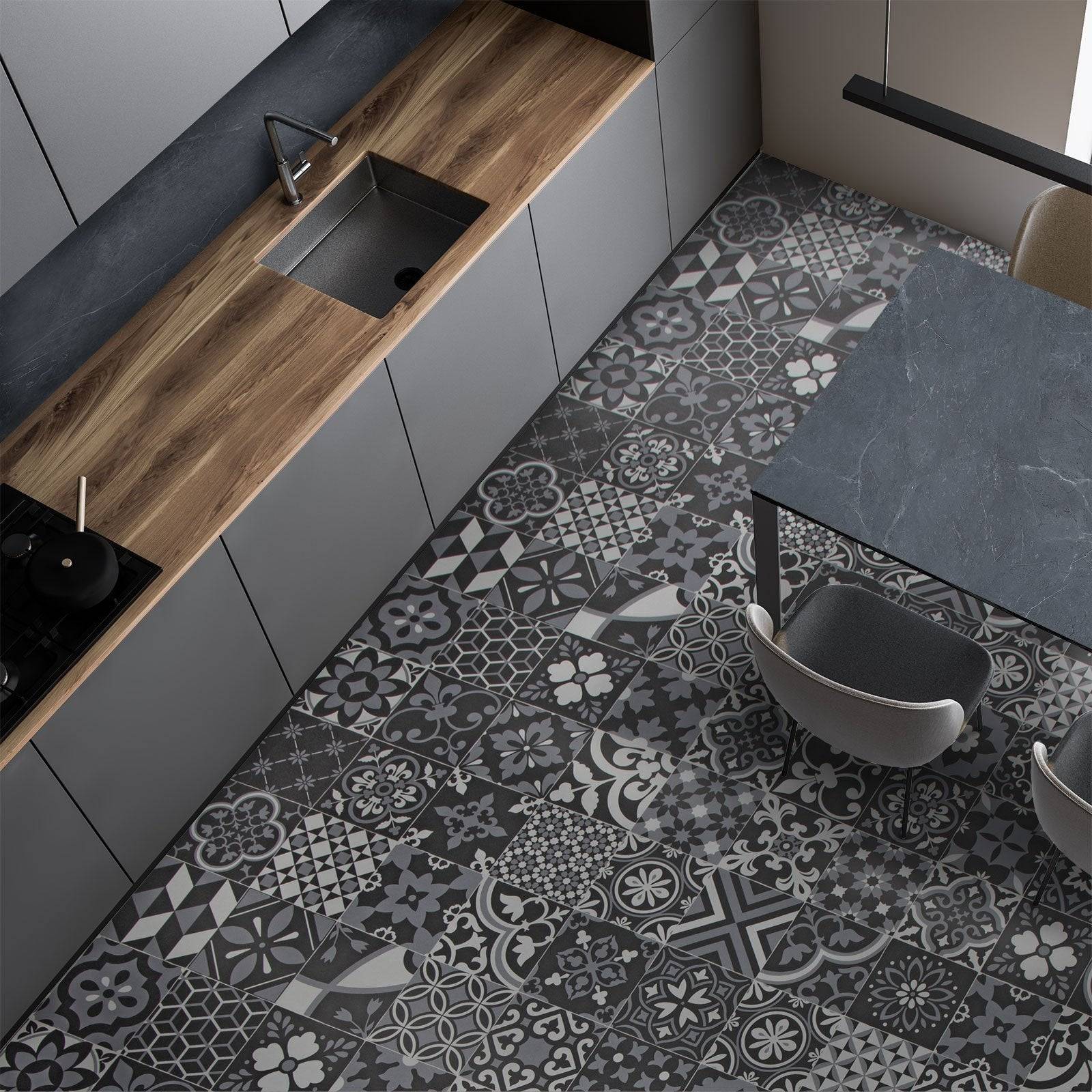 Dekorativer Bodenbelag