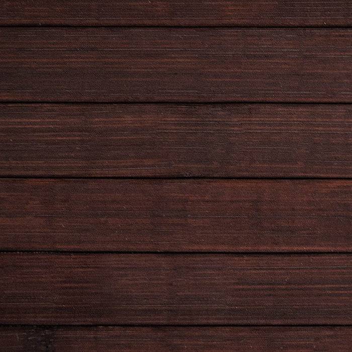FLOORDIREKT Bambus-Bodenschutzmatte - Für Hart- & Teppichböden geeignet - Mit Filzunterfütterung - 90 x 120 cm - Dunkel-3