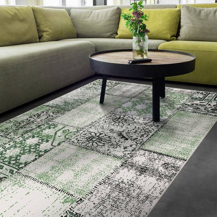 KARAT Outdoorteppich Cotton - Für den Innen- und Außenbereich geeignet - Grün - 80 x 150 cm-4