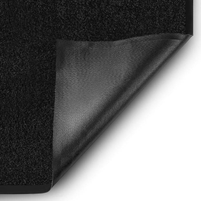 FLOORDIREKT Fußmatte Rhine - Schmutzfangmatte für Innen- & Außenbereiche - Schwarz - 90 x 150 cm-1