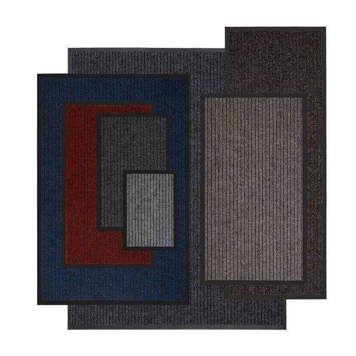 KARAT Schmutzfangmatte Dura - Türmatte für Innen & Außen - Robust & Pflegeleicht - Anthrazit - 100 x 150 cm-2