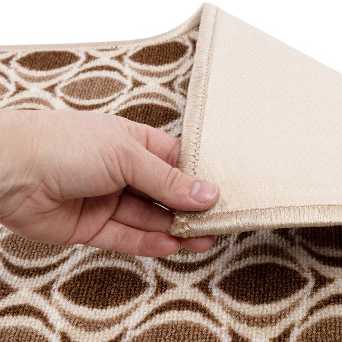 FLOORDIREKT Teppich-Läufer Cork - Pflegeleichter Feinschlingenfloor - 80 x 150 cm-1