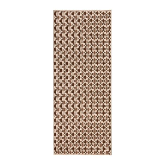 FLOORDIREKT Teppich-Läufer Cork - Pflegeleichter Feinschlingenfloor - 80 x 150 cm-0