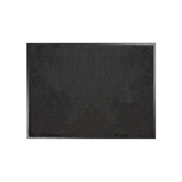 FLOORDIREKT Schmutzfangmatte Performa - Hohe Absorptionsfähigkeit - 60 x 90 cm - Schwarz