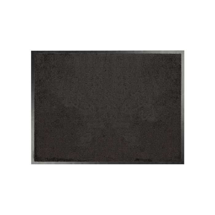FLOORDIREKT Schmutzfangmatte Performa - Hohe Absorptionsfähigkeit - 60 x 90 cm - Schwarz-0