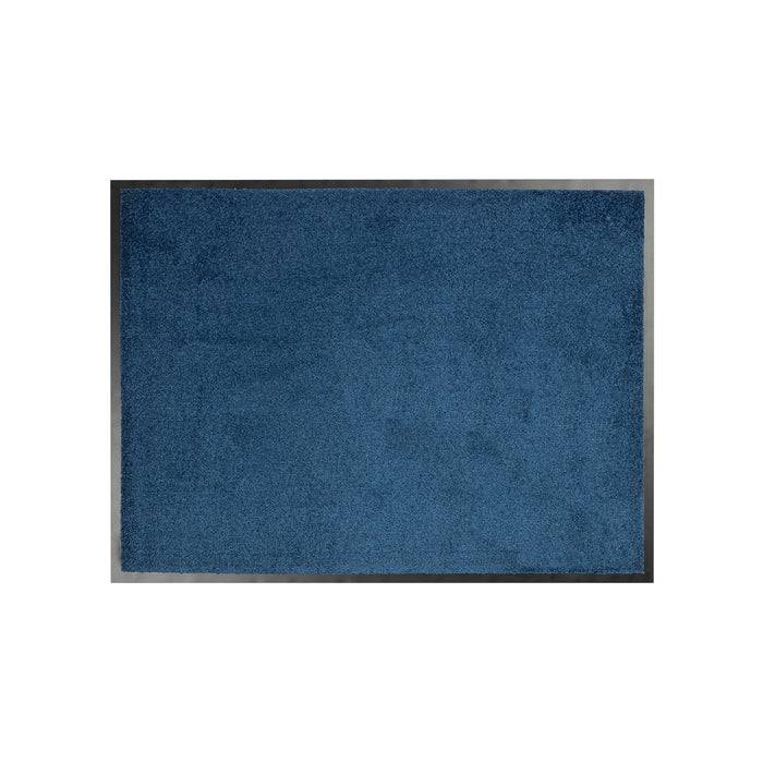 FLOORDIREKT Schmutzfangmatte Performa - Hohe Absorptionsfähigkeit - 40 x 60 cm - Blau