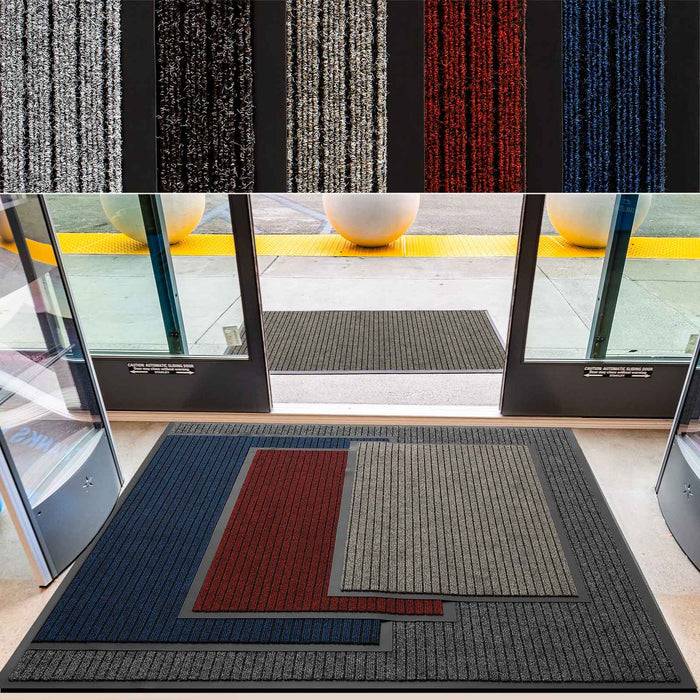 KARAT Schmutzfangmatte Dura - Türmatte für Innen & Außen - Robust & Pflegeleicht - Braun - 50 x 80 cm-3