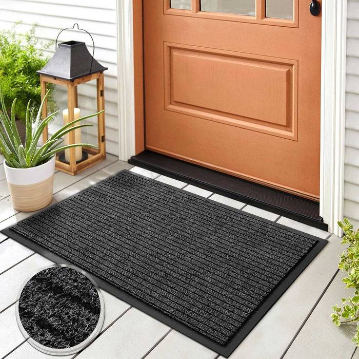 KARAT Schmutzfangmatte Dura - Türmatte für Innen & Außen - Robust & Pflegeleicht - Anthrazit - 100 x 150 cm-3