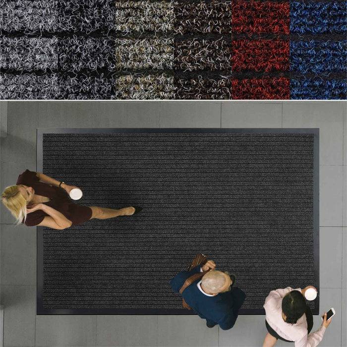KARAT Schmutzfangmatte Dura - Türmatte für Innen & Außen - Robust & Pflegeleicht - Anthrazit - 100 x 150 cm-4