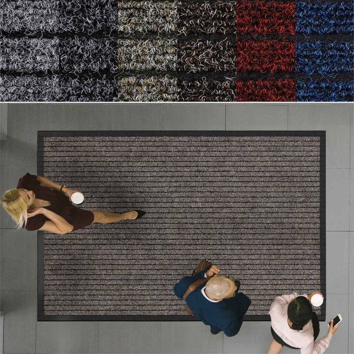 KARAT Schmutzfangmatte Dura - Türmatte für Innen & Außen - Robust & Pflegeleicht - Grau - 66 x 185 cm-4