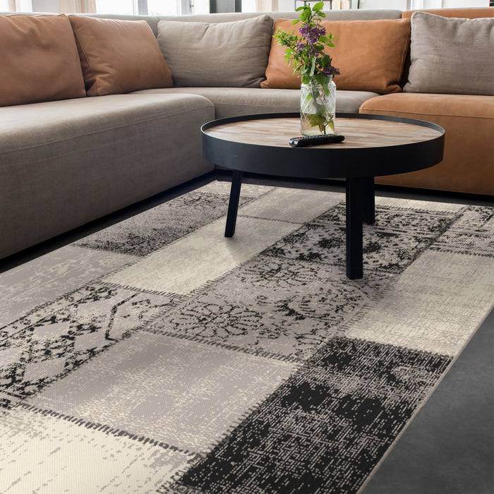 KARAT Outdoorteppich Cotton - Für den Innen- und Außenbereich geeignet - Grau - 200 x 290 cm-3