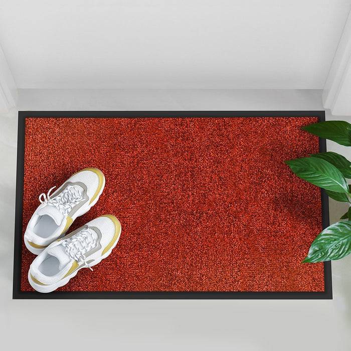 FLOORDIREKT Fußmatte Rhine - Schmutzfangmatte für Innen- & Außenbereiche - Rot - 60 x 90 cm-4