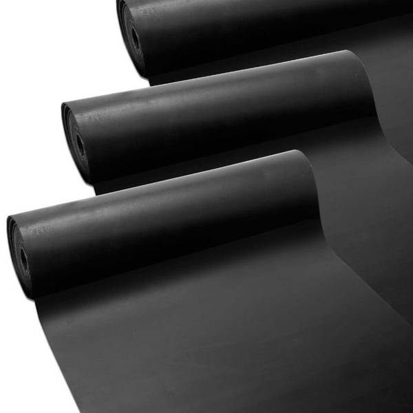FLOORDIREKT SBR-Gummiplatte - Robuster Industrie-Gummi - Vielfältige Einsatzmöglichkeiten - Stärke: 2 mm - 120 x 50 cm