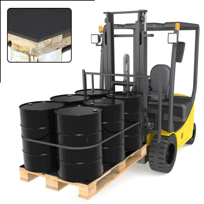 FLOORDIREKT SBR-Gummiplatte - Robuster Industrie-Gummi - Vielfältige Einsatzmöglichkeiten - Stärke: 3 mm - 120 x 100 cm-4