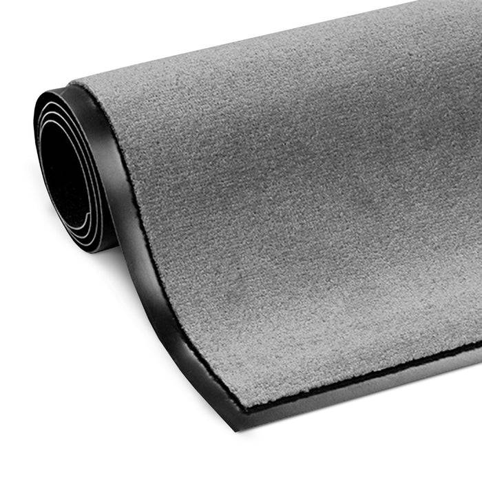 FLOORDIREKT Schmutzfangmatte Monochrom - Antistatisch & Rutschfest - Silbergrau - 60 x 90 cm-1