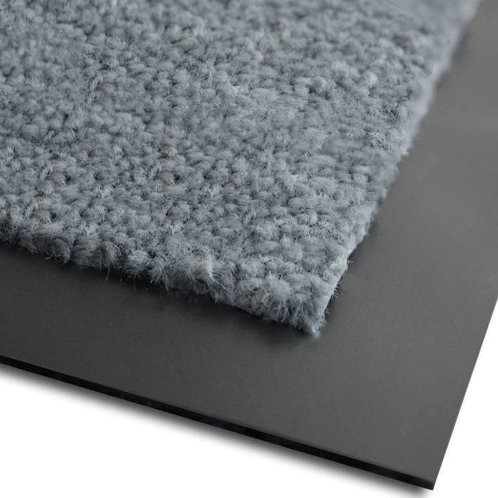 FLOORDIREKT Schmutzfangmatte Monochrom - Antistatisch & Rutschfest - Silbergrau - 60 x 90 cm-2