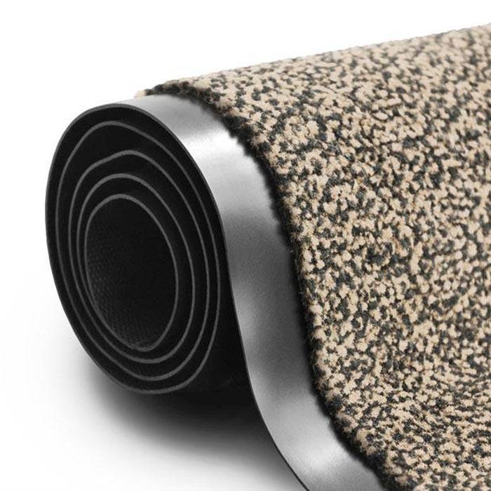 FLOORDIREKT Antistatik-Schmutzfangmatte Sky Performa - Robust & Strapazierfähig - 90 x 150 cm - Ocker-Schwarz-1