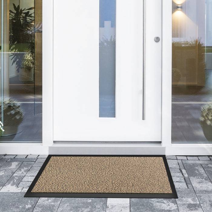 FLOORDIREKT Antistatik-Schmutzfangmatte Sky Performa - Robust & Strapazierfähig - 90 x 150 cm - Ocker-Schwarz-3