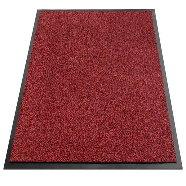 FLOORDIREKT Schmutzfangmatte Sky - Türvorleger für Innen & Außen - Rot - 90 × 300 cm