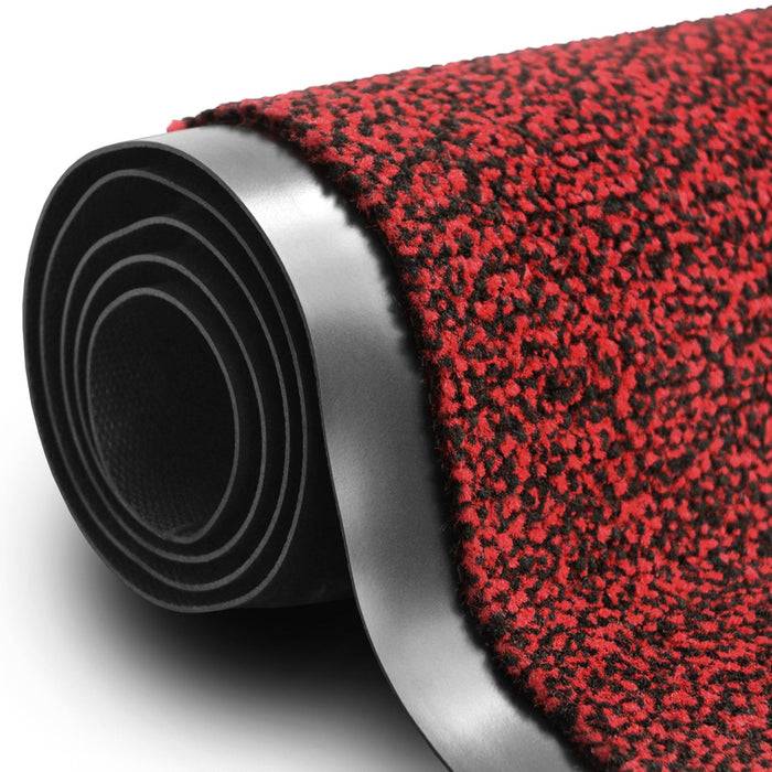 FLOORDIREKT Schmutzfangmatte Sky - Türvorleger für Innen & Außen - Rot - 90 × 120 cm-4