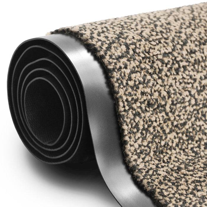 FLOORDIREKT Schmutzfangmatte Sky - Türvorleger für Innen & Außen - Ocker-schwarz - 60 × 90 cm-4