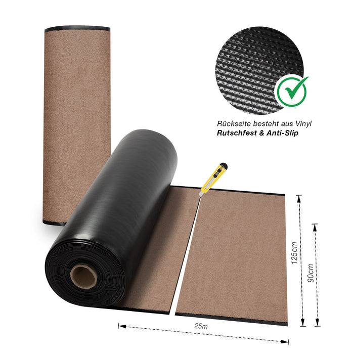 FLOORDIREKT Schmutzfangmatte Performa XXL - Hohe Absorbationsfähigkeit - 200 x 300 cm - Beige-4