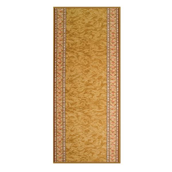 FLOORDIREKT Teppich-Läufer Rügen - Robust & Pflegeleicht - In verschiedenen Größen erhältlich - 80 x 450 cm - Beige
