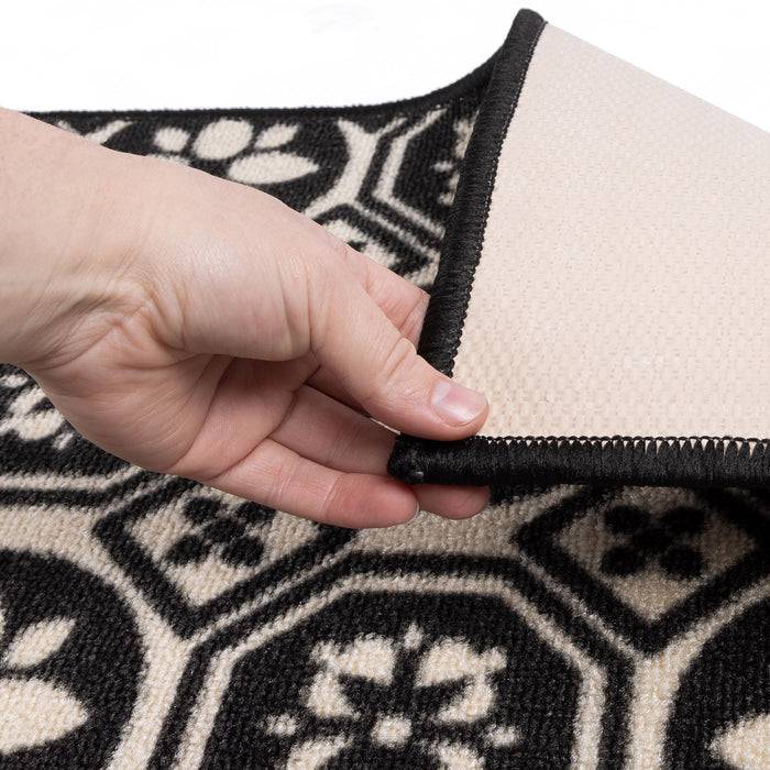 FLOORDIREKT Teppich-Läufer St. Asaph - Pflegeleichter Feinschlingenfloor - 80 x 100 cm-2