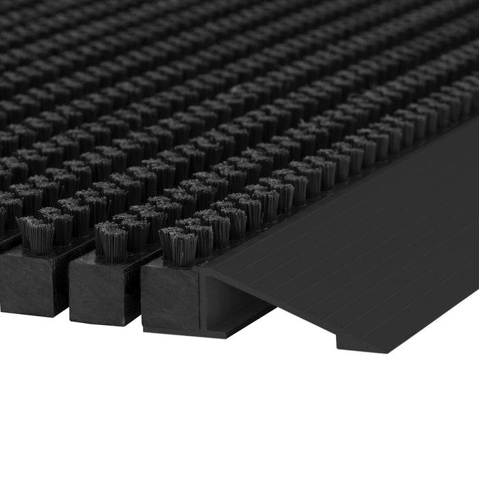 FLOORDIREKT Türmatte Power Brush - Hochwirksamer Fußabtreter - Mit robusten Power-Bürsten - Schwarz - 60 x 90 cm-3