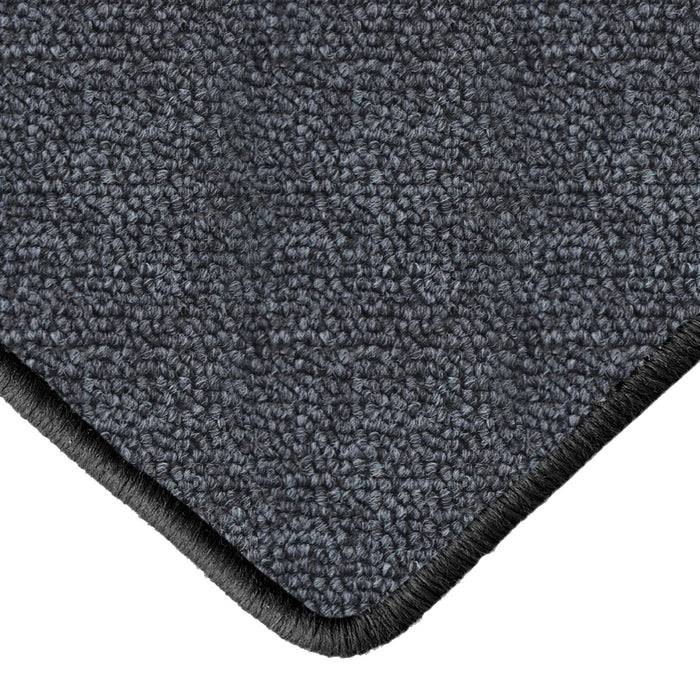 FLOORDIREKT Teppich-Läufer London - Pflegeleichter Schlingenfloor - Anthrazit - 100 x 450 cm-1