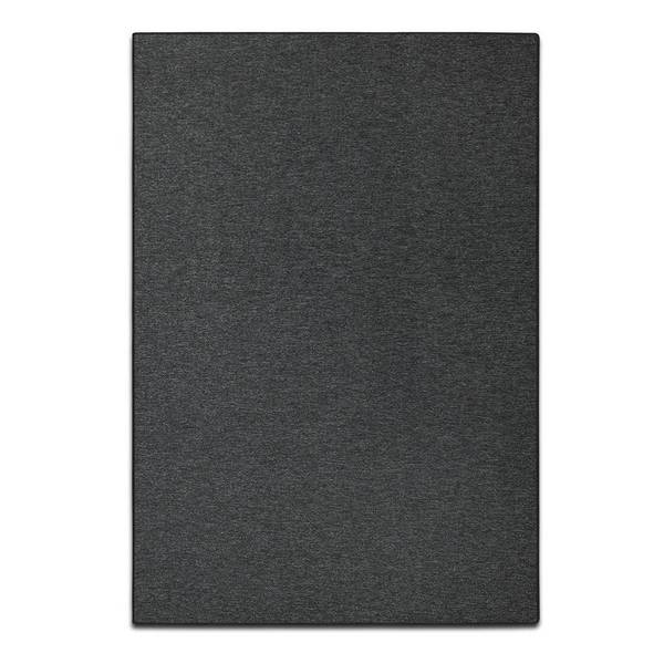 FLOORDIREKT Teppich-Läufer London - Pflegeleichter Schlingenfloor - Anthrazit - 100 x 500 cm