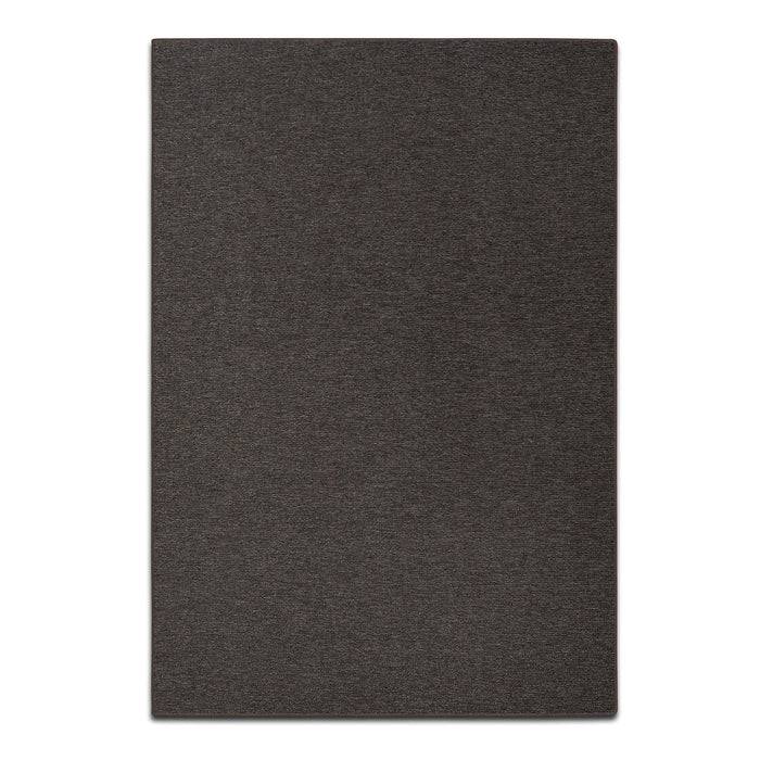 FLOORDIREKT Teppich-Läufer London - Pflegeleichter Schlingenfloor - Dunkelbraun - 80 x 100 cm-0