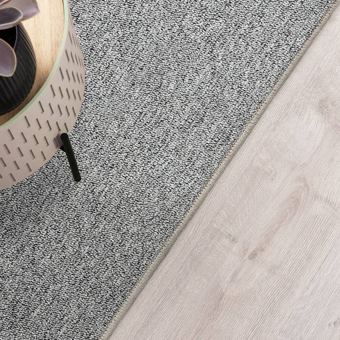 FLOORDIREKT Teppich-Läufer London - Pflegeleichter Schlingenfloor - Hellgrau - 100 x 350 cm-3