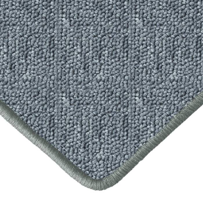 FLOORDIREKT Teppich-Läufer London - Pflegeleichter Schlingenfloor - Hellgrau - 100 x 350 cm-4