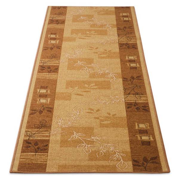 FLOORDIREKT Teppich-Läufer Akzent - Robust & Pflegeleicht - In verschiedenen Größen erhältlich - 80 x 500 cm - Beige