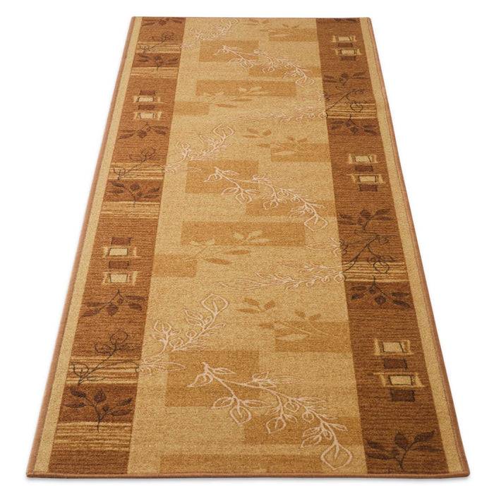 FLOORDIREKT Teppich-Läufer Akzent - Robust & Pflegeleicht - In verschiedenen Größen erhältlich - 67 x 500 cm - Beige-0