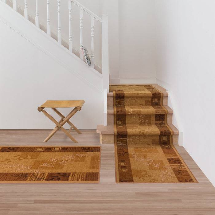 FLOORDIREKT Teppich-Läufer Akzent - Robust & Pflegeleicht - In verschiedenen Größen erhältlich - 67 x 500 cm - Beige-4