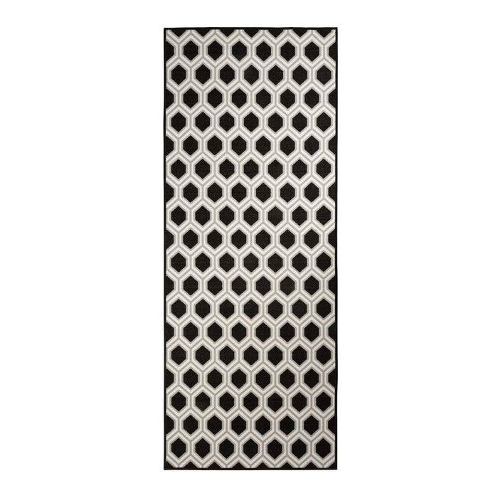 FLOORDIREKT Teppichläufer Bangor - Moderner Wohnteppich - Pflegeleicht und langlebig - 80 x 50 cm-0